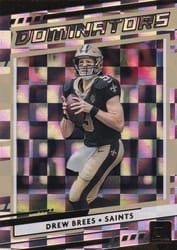2020 Donruss Dominators Drew Brees #D-DB card
