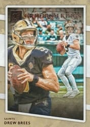 2020 Donruss Gridiron Kings Drew Brees #GK-DB card