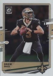 2020 Donruss Optic Base Set Drew Brees #69 card