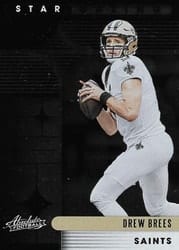 2020 Panini Absolute Star Gazing Drew Brees #1 card
