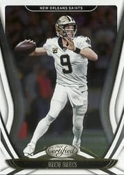 2020 Panini Certified Base Set Drew Brees #71 card
