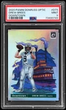 2020 Panini Donruss Optic Downtown Drew Brees #DT-5 card