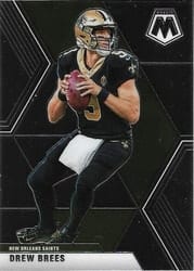 2020 Panini Mosaic Base Set Drew Brees #142 card