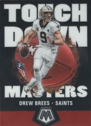 2020 Panini Mosaic Touchdown Masters Drew Brees #TM1 card