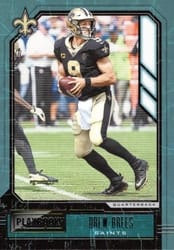 2020 Panini Playbook Base Set Drew Brees #84 card