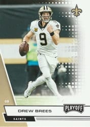 2020 Panini Playoff Base Set Drew Brees #138 card