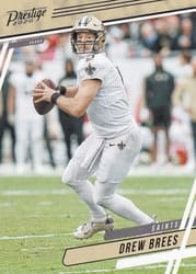 2020 Panini Prestige Base Set Drew Brees #167 card