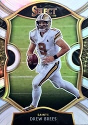 2020 Panini Select Base Set Drew Brees #15 card