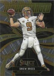 2020 Panini Select Turbocharged Drew Brees #T13 card