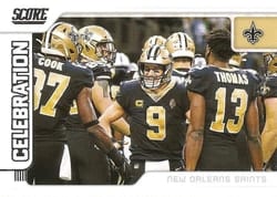 2020 Score Celebration Drew Brees #CE-1 card