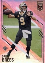 2021 Donruss Elite Base Set Drew Brees #39 card