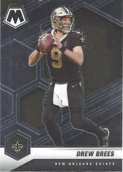 2021 Panini Mosaic Base Set Drew Brees #143 card