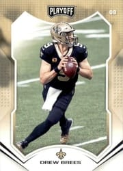 2021 Panini Playoff Base Set Drew Brees #168 card