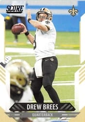 2021 Score Base Set Drew Brees #206 card