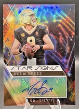 2022 Panini Phoenix Star Signs Drew Brees #SS-DB card