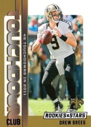 2024 Panini Rookies & Stars Touchdown Club Drew Brees #10 card