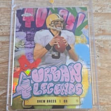 2024 Topps Chrome Urban Legends Drew Brees #UL-19 card