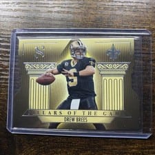 2025 Panini Silhouette Pillars of the Game Drew Brees #17 card