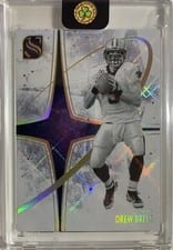 2025 Panini Silhouette White Night Drew Brees #18 card