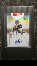 2025 Topps Signature Class HOF Signs Drew Brees #HOF-DBR card