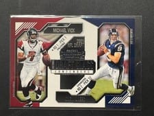 2024 Panini Contenders Historic Draft Class Contenders Drew Brees / Michael Vick #19 card