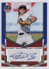 2025 Panini Stars & Stripes Collegiate National Team Signatures Drew Burress #NTS-DB card