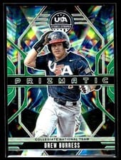 2026 Panini Stars & Stripes Prizm Prizmatic Drew Burress #1 card