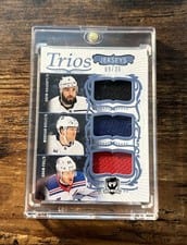 2023-24 Upper Deck The Cup Cup Trios Jersey Drew Doughty/Morgan Rielly/Adam Fox #C3-DRF card