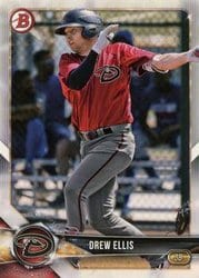2018 Bowman Draft Base Set Drew Ellis #BD-21 card