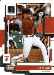 2022 Panini Chronicles Clearly Donruss Drew Ellis #21 card