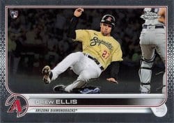 2022 Topps Chrome Base Set Drew Ellis #77 card