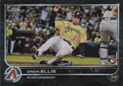 2022 Topps Chrome Ben Baller Edition Base Set Drew Ellis #77 card
