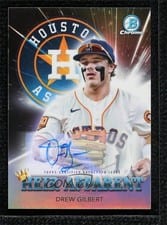 2022 Bowman Draft Heir Apparent Autographs Drew Gilbert #HA-2 card