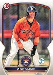 2023 Bowman 1st Edition Base Set Drew Gilbert #BPPF-16 card