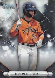 2023 Bowman Sterling Base Set Drew Gilbert #BSP-88 card