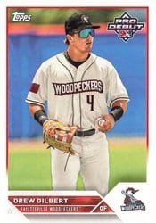 2023 Topps Pro Debut Base Set Drew Gilbert #PD-136 card