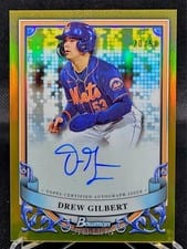 2024 Bowman Sterling Prospect Autographs Drew Gilbert #PA-DG card