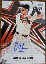 2026 Topps Baseball Stars Autographs Drew Gilbert #BSA-DGI card