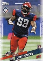 2019 Topps AAF Base Set Drew Jackson #171 card
