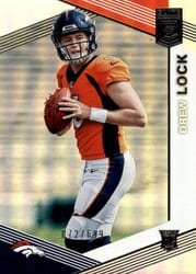 2019 Donruss Elite Base Set Drew Lock #107 card