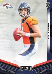 2019 Panini Playoff Base Set Drew Lock #204 card