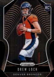 2019 Panini Prizm Base Set Drew Lock #304 card