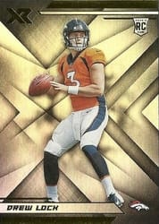 2019 Panini XR Base Set Drew Lock #104 card