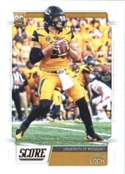 2019 Score Base Set Drew Lock #334 card