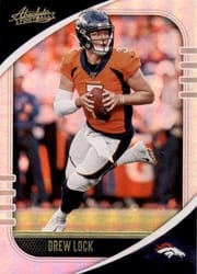 2020 Panini Absolute Base Set Drew Lock #45 card