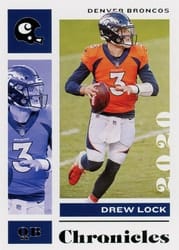 2020 Panini Chronicles Base Set Drew Lock #30 card