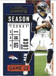 2020 Panini Contenders Base Set Drew Lock #69 card