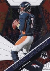 2020 Panini Mosaic Will to Win Drew Lock #WW17 card