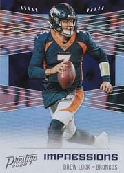 2020 Panini Prestige Impressions Drew Lock #IM-DL card