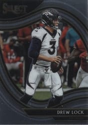 2020 Panini Select Base Set Drew Lock #327 card